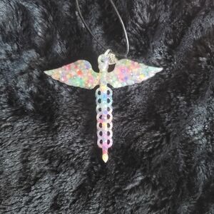 Caduceus Pendant (roughly 3") Made To Order. You Pick It And I'll Make It. 😁